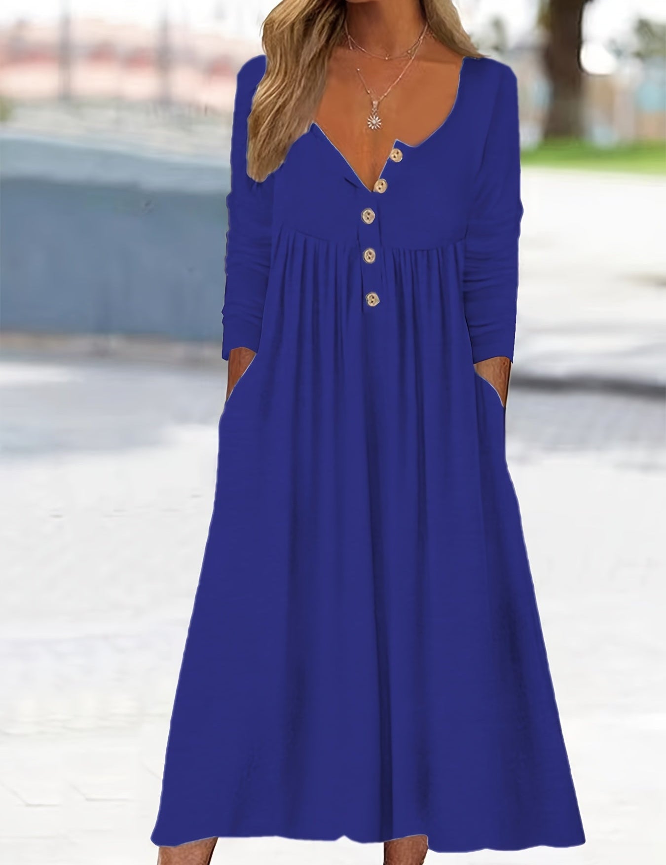 ZARA | MIDI BUTTON-DOWN DRESS