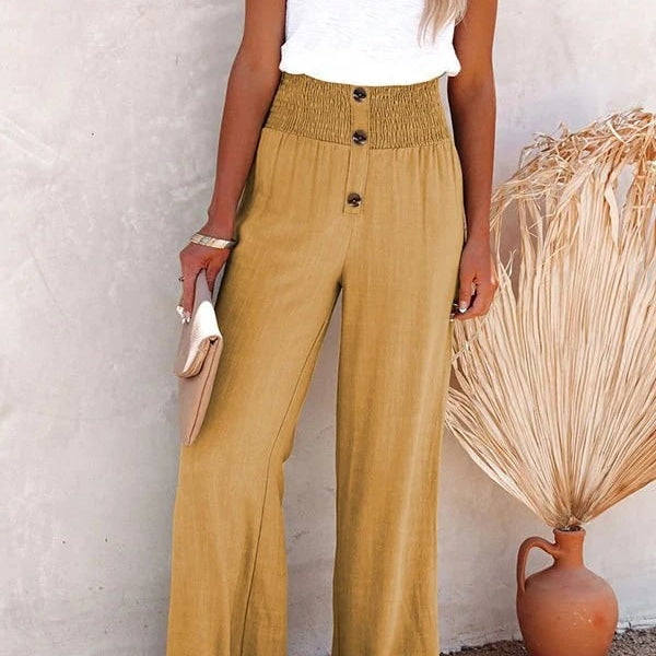 Riana - Relaxed High-Waisted Pants