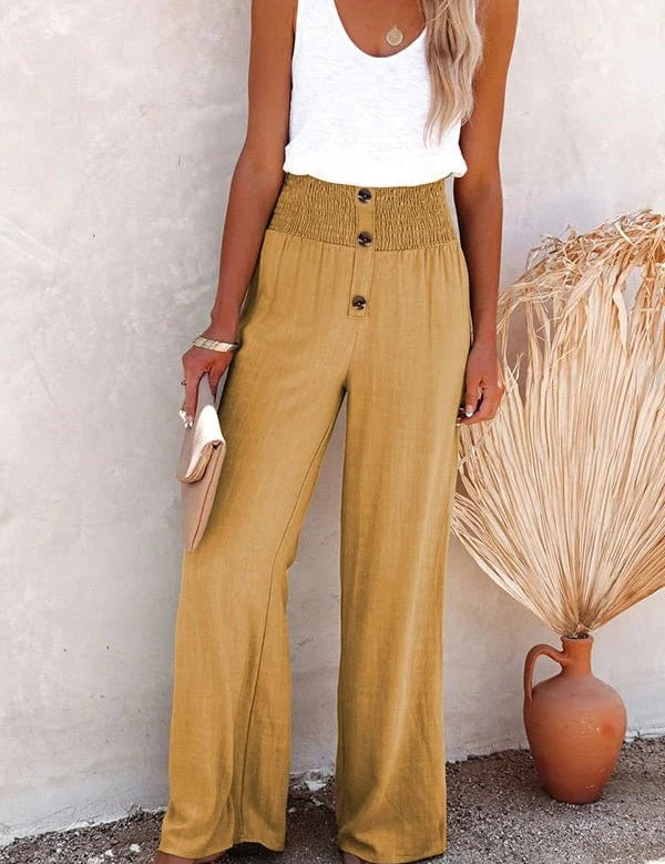 Riana - Relaxed High-Waisted Pants