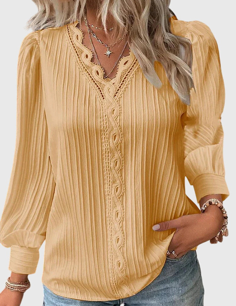 Andrea™ | Elegant Pullover Blouse