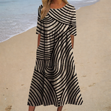 Chalk | Chic and Comfortable Long Flowing Dress