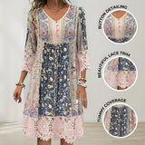 NAYA | MIDI BOHO LUXE FLUID DRESS