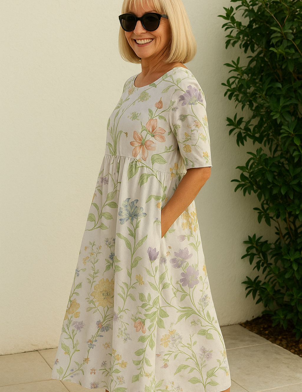 LUNA RELAX MIDI DRESS