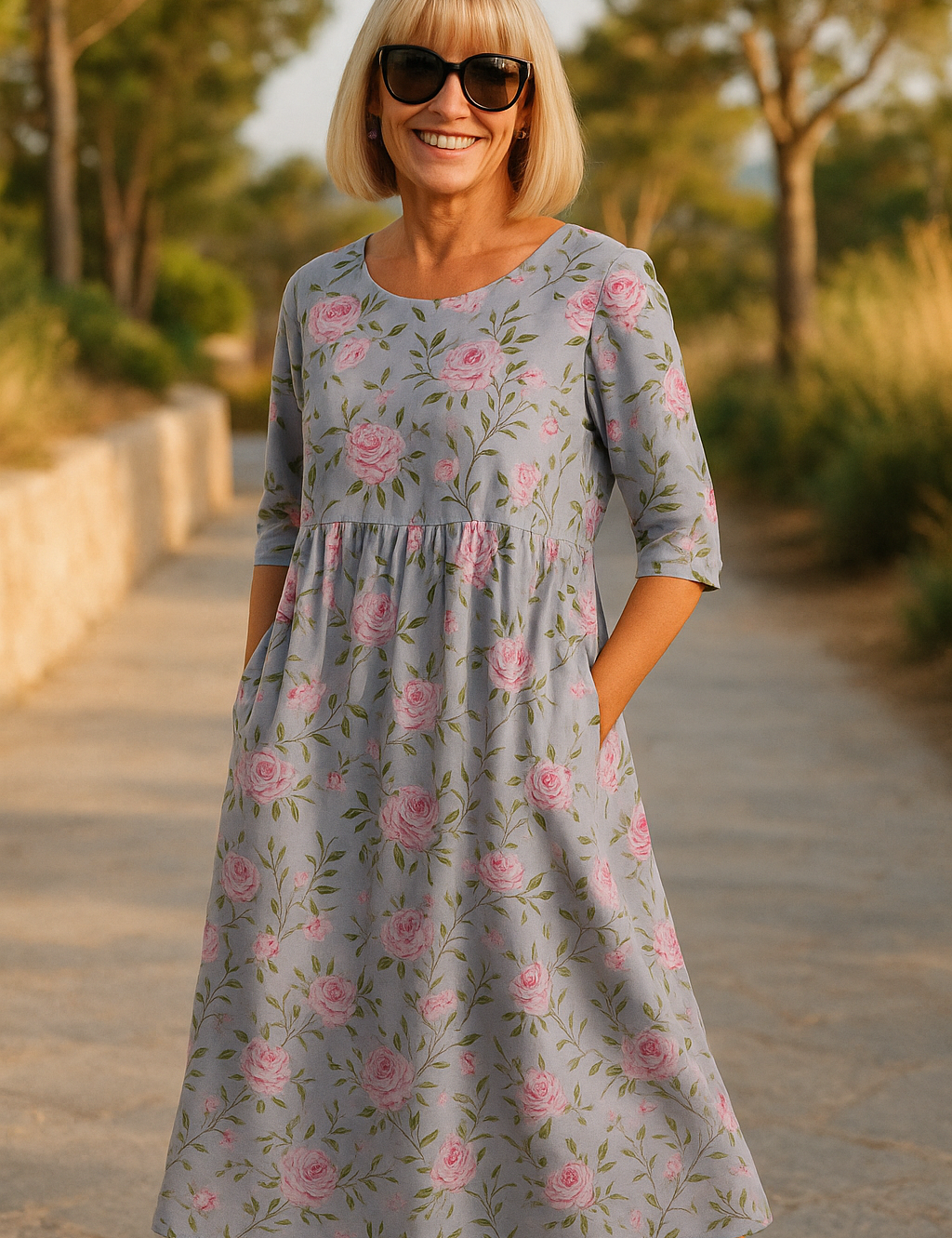 LUNA RELAX MIDI DRESS