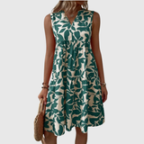 TASHA | FLOWY MIDI DRESS WITH A FLARE