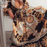 Faye - Boho Printed Dress