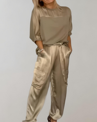 Finley - Silky Cargo Lounge Set