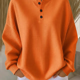 Hélène - Cozy Waffle Knit Sweater