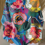 Ida - Colorful Large Flower Sweatshirt