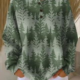 Inès - Classic Tree Pattern Sweatshirt