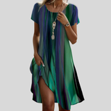 Genna - Casual Boho Gradient Dress