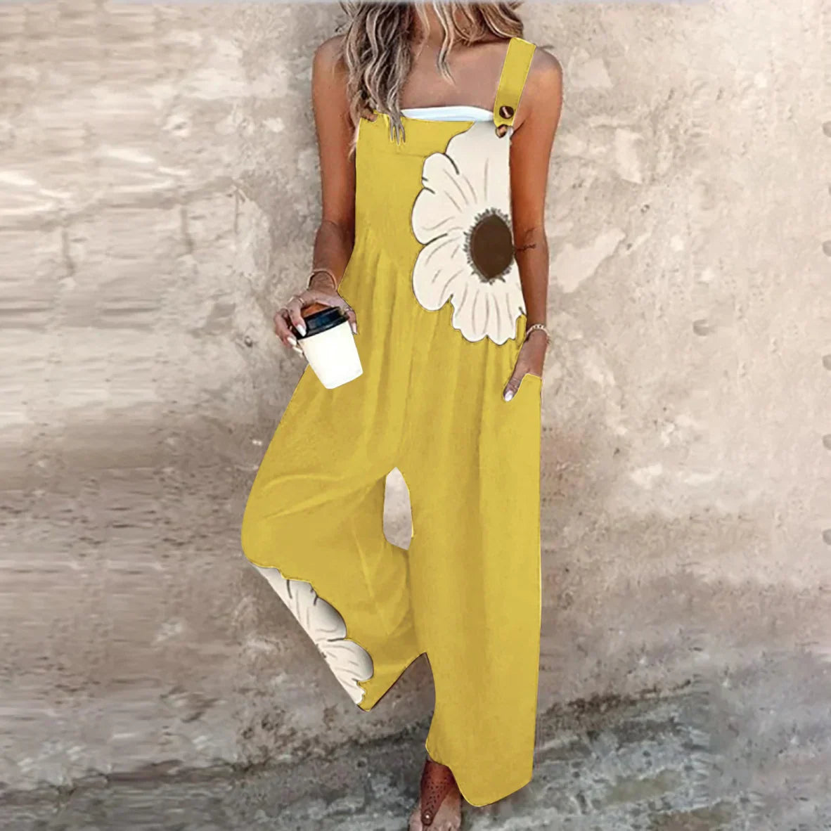 Manon | Comfortable Printed Overalls