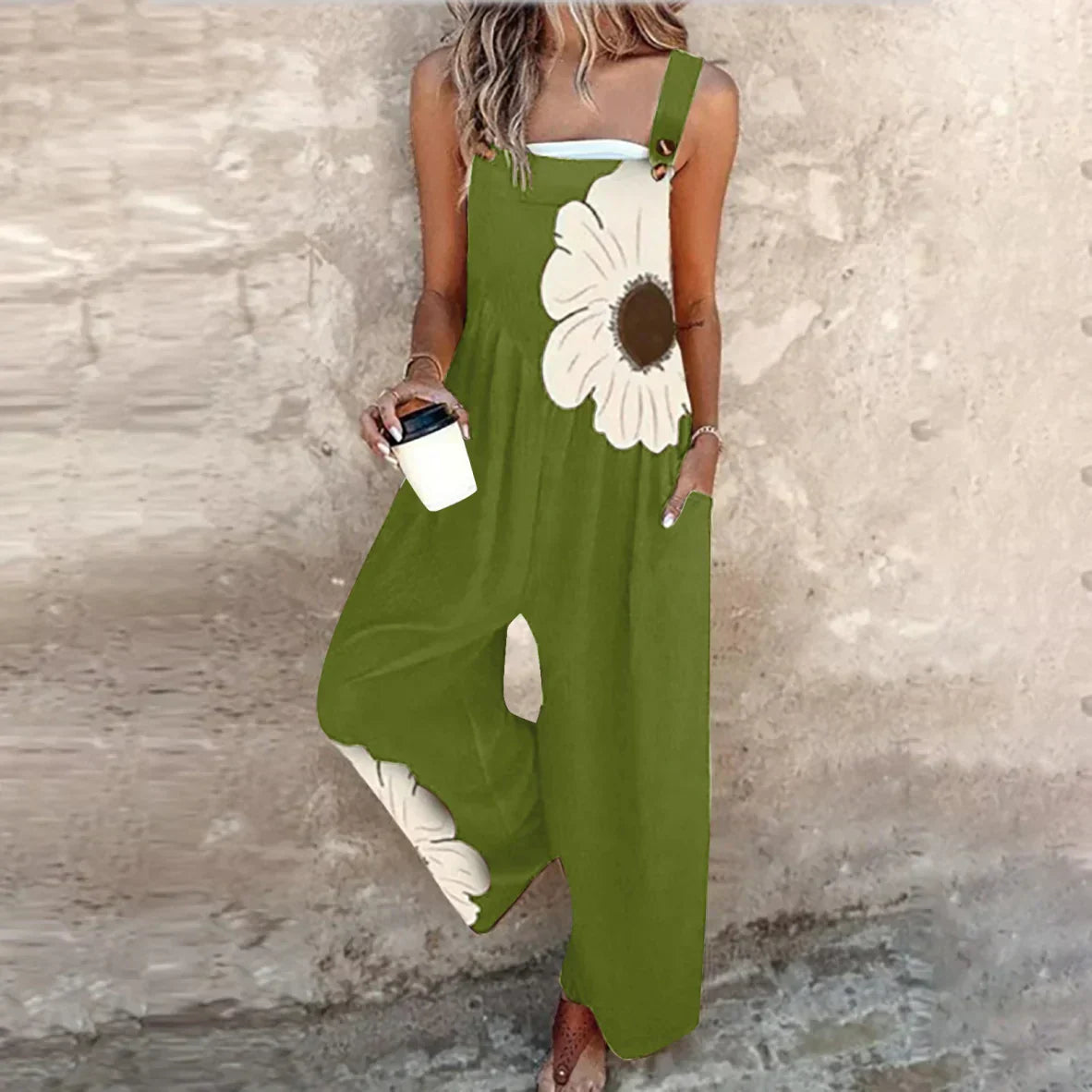 Manon | Comfortable Printed Overalls