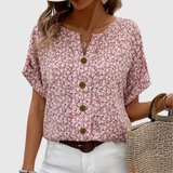 Sabine - Elegant Floral Summer Top