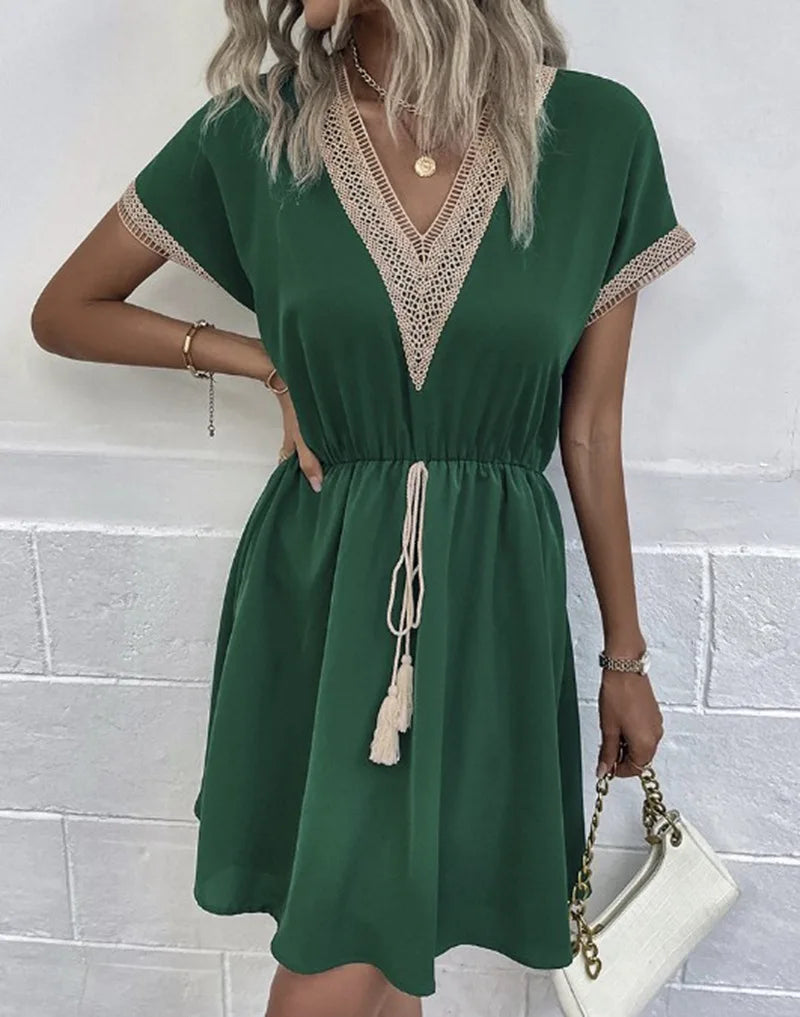 Sabrina - Elegant Bohemian Dress