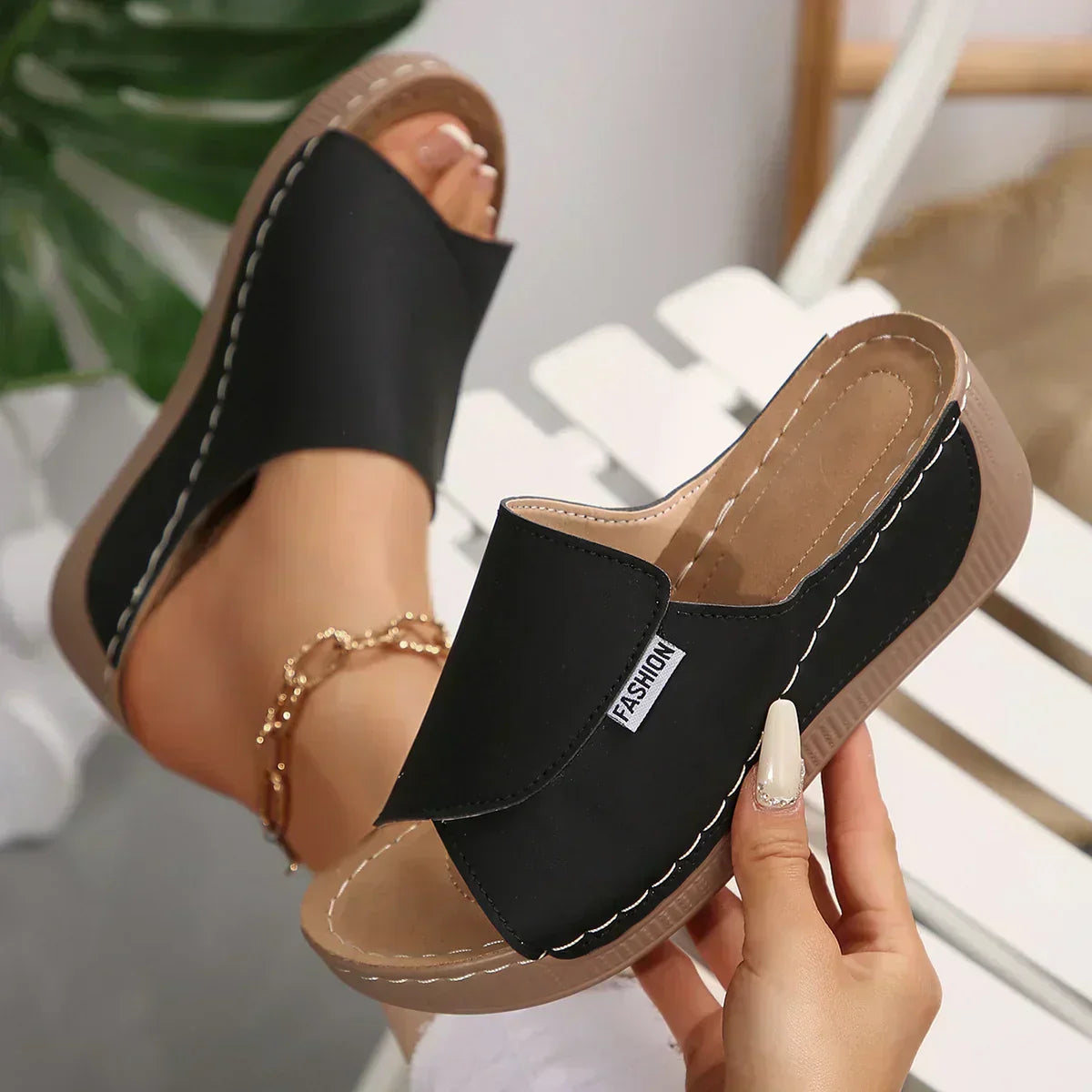 Rumi - Wedge Heel Orthopedic Sandals