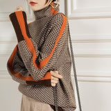 Eleanor | Luxe High Neck Herringbone
