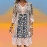 NAYA | MIDI BOHO LUXE FLUID DRESS