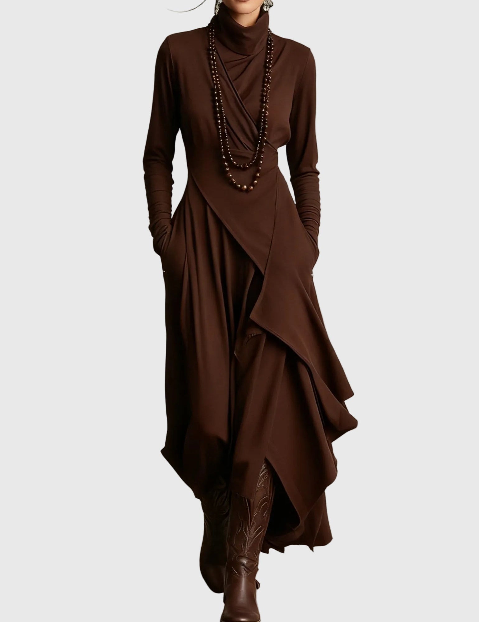 Violet | Pleated Maxi Dress