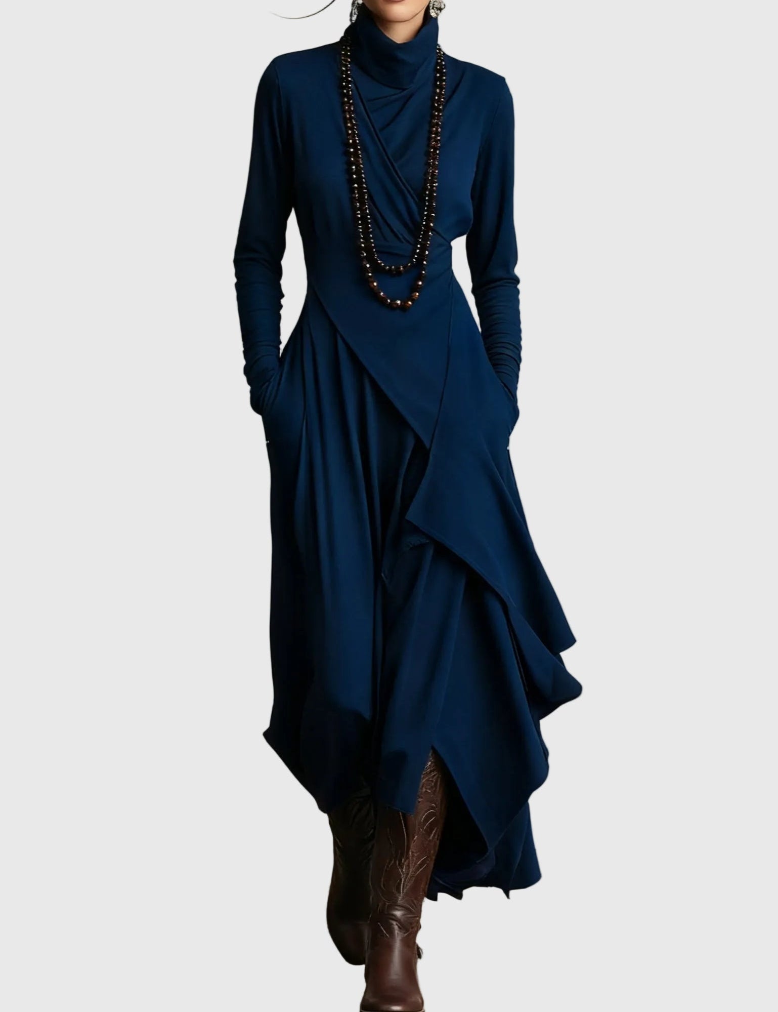 Violet | Maxi Pleated Dress