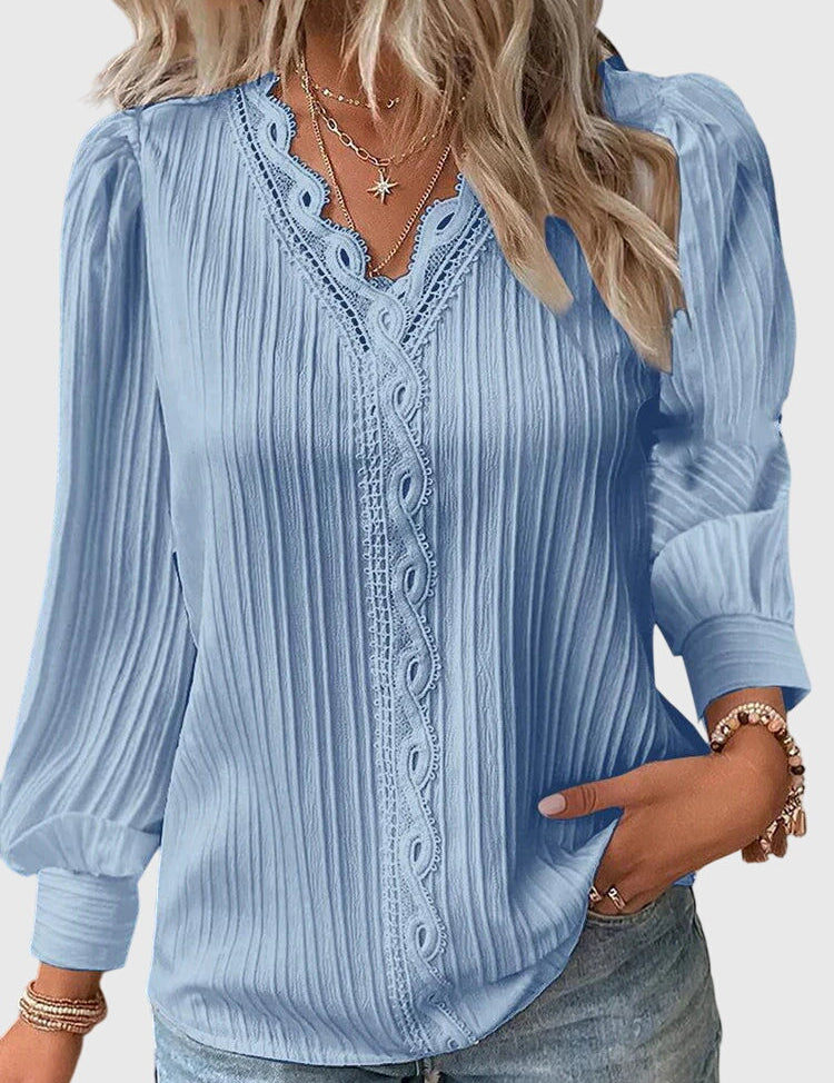 Andrea™ | Elegant Pullover Blouse