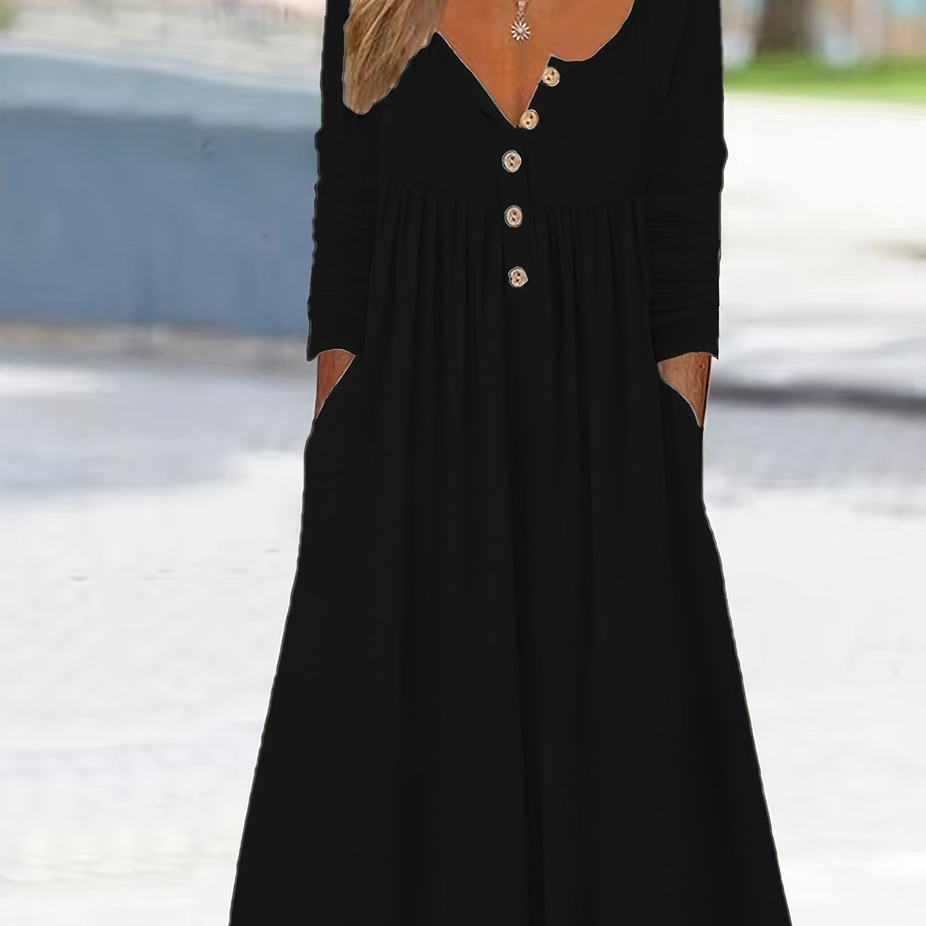 ZARA | MIDI BUTTON-DOWN DRESS