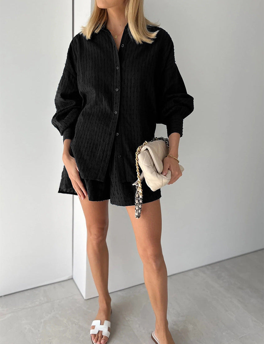 Elizabeth - Ensemble Chemise et Shorts Léger