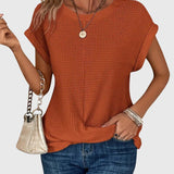 Isa™ | Elegant Blouse with Round Neck