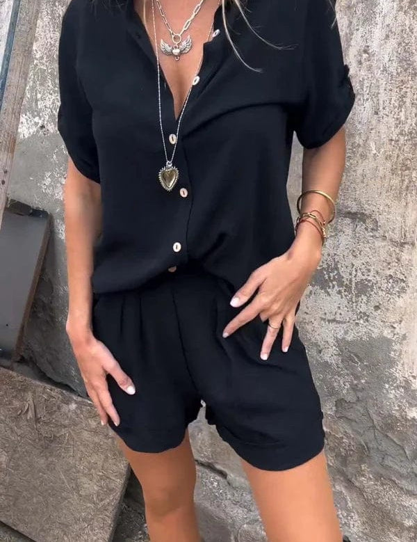 Melda - Ensemble Boutonné Aéré