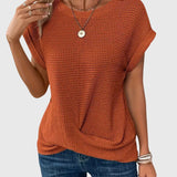 Isa™ | Elegant Blouse with Round Neck