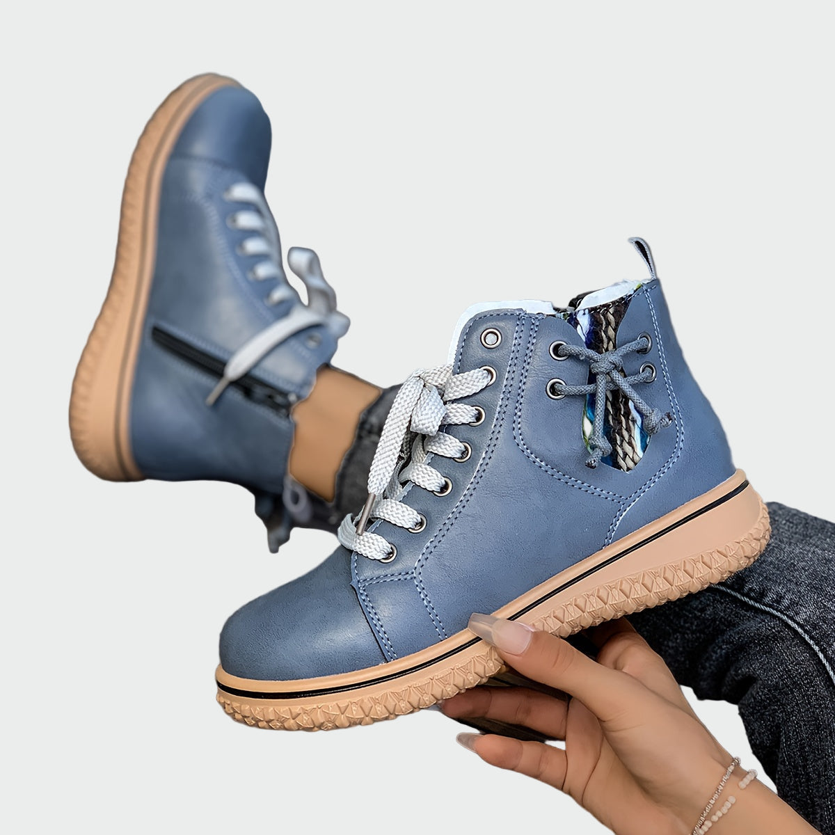 Leather Orthopedic Ankle Boots