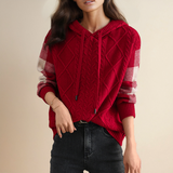 Emily | Hooded Braided Sweater