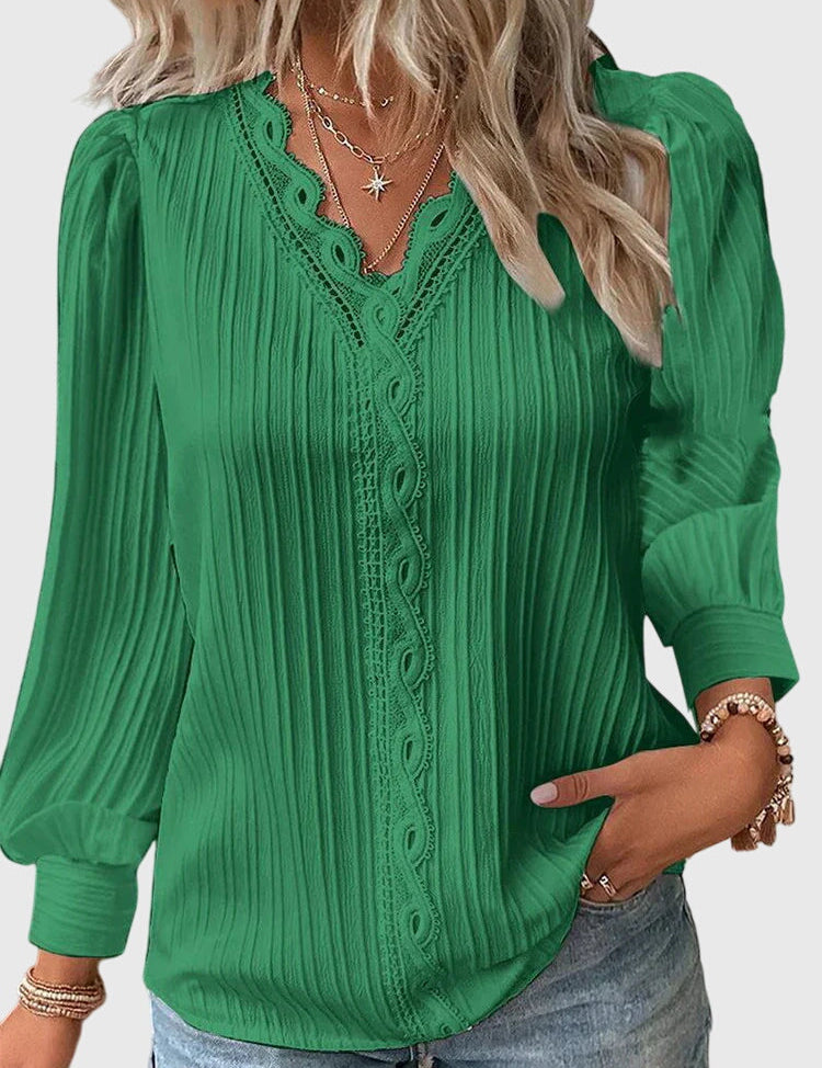Andrea™ | Elegant Pullover Blouse