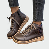 Leather Orthopedic Ankle Boots