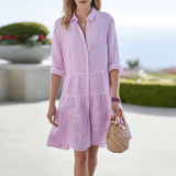 LOLITA | AIRY COASTAL STRIPE DRESS
