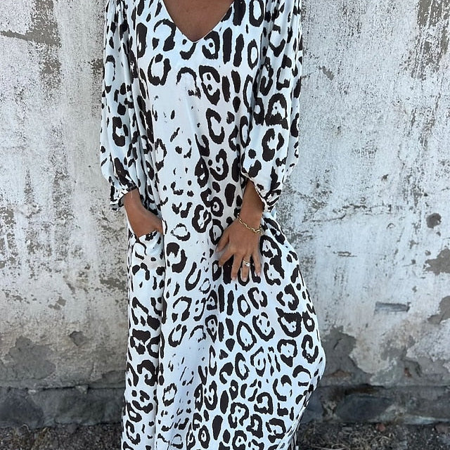 Jessa - Leopard Maxi Dress