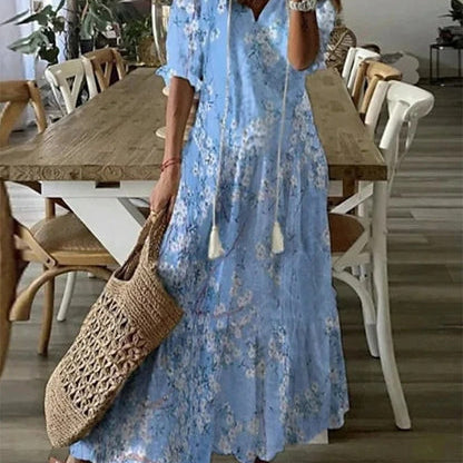 Michaela - Boho Dress with Belly Coverage