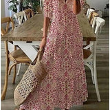 LUNA | EFFORTLESS BOHO STYLE MIDI DRESS